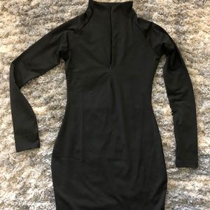 Casual Long Sleeve Mini Dress